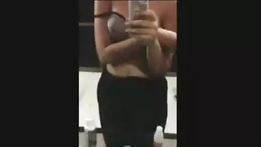 Porn videos of a college girl playing with and satisfying her tight pussy