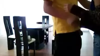 College Girlfriend sucking Lover Dick at HIs Flat